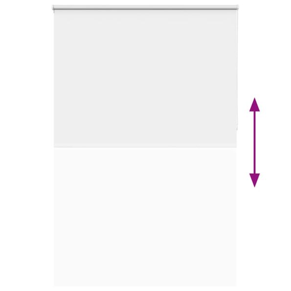 vidaXL Roleta Zatemnenie biela 145x230cm Šírka látky 141,6cm Polyester – Obrázok 9