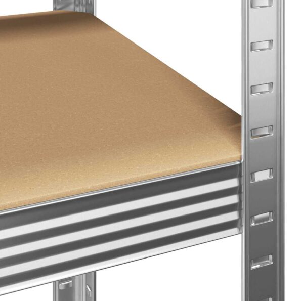 VXL8721158337467_g_en_hd_8.jpg vidaXL Regále s 5 policami 3 ks strieborné oceľ a spracované drevo – Obrázok 10