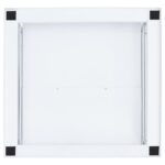 vidaXL Podstavec pod práčku s vysúvacou policou, biely – Obrázok 6