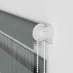 vidaXL Zebra roleta tmavošedá 105x100 cm šírka látky 100,9cm polyester – Obrázok 10