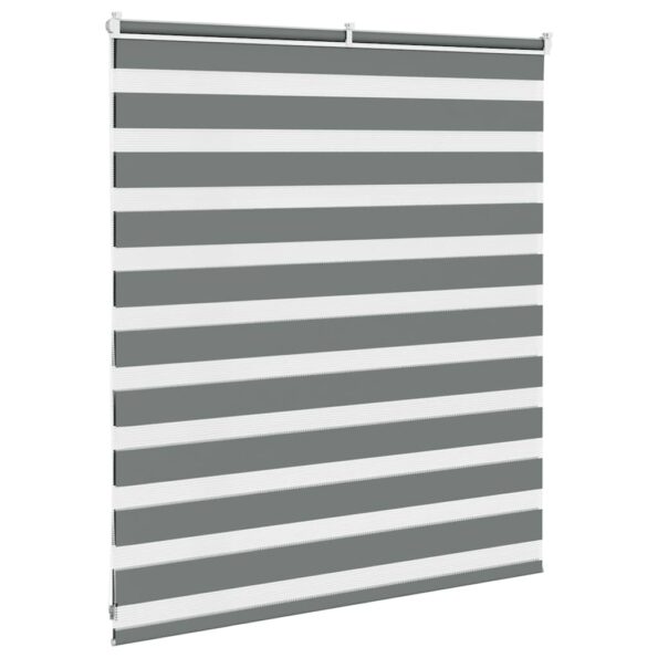 VXL8721158344113_g_en_hd_3.jpg vidaXL Zebra roleta tmavošedá 125x100 cm šírka látky 120,9cm polyester – Obrázok 4