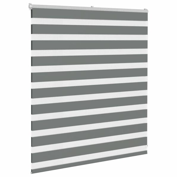 VXL8721158344137_g_en_hd_2.jpg vidaXL Zebra roleta tmavošedá 135x100 cm šírka látky 130,9cm polyester – Obrázok 3