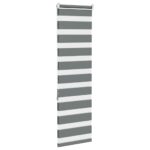 vidaXL Zebra roleta tmavošedá 40x150 cm šírka látky 35,9 cm polyester – Obrázok 4