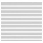 vidaXL Zebra roleta svetlosivá 165x100cm šírka látky 160,9cm polyester