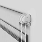 vidaXL Zebra roleta svetlosivá 120x150cm šírka látky 115,9cm polyester – Obrázok 10