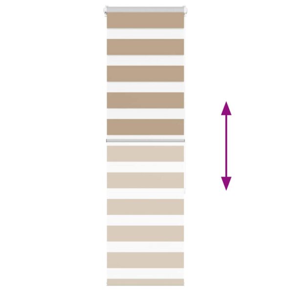 vidaXL Zebra roleta 40x150 cm šírka látky 35,9 cm polyester – Obrázok 5