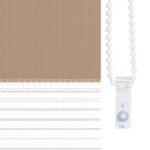 vidaXL Zebra roleta 40x150 cm šírka látky 35,9 cm polyester – Obrázok 9