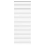 vidaXL Zebra roleta biela 55x100 cm šírka látky 50,9 cm polyester