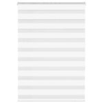 vidaXL Zebra roleta biela 100x150 cm šírka látky 95,9 cm polyester