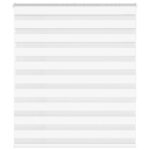 vidaXL Zebra roleta biela 125x150 cm šírka látky 120,9cm polyester