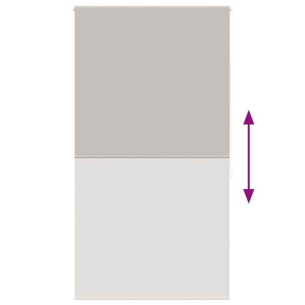 vidaXL Sprchová roleta, 130x240 cm, šírka látky 126 cm – Obrázok 5