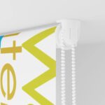 vidaXL Sprchová roleta, 130x240 cm, šírka látky 126 cm – Obrázok 10