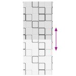 vidaXL Sprchová roleta, 90x240 cm, šírka látky 86 cm – Obrázok 5