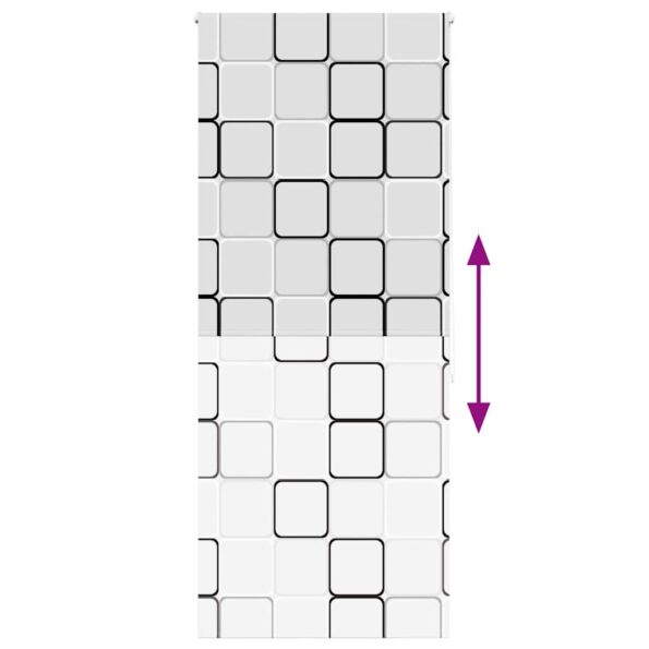 vidaXL Sprchová roleta, 90x240 cm, šírka látky 86 cm – Obrázok 5