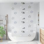 vidaXL Sprchová roleta s kazetou, 130x240 cm, šírka látky 126 cm – Obrázok 2
