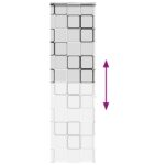vidaXL Sprchová roleta s kazetou, 60x240 cm, šírka látky 56 cm – Obrázok 5