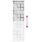 vidaXL Sprchová roleta s kazetou, 80x240 cm, šírka látky 76 cm – Obrázok 5