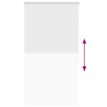 vidaXL Sprchová roleta s kazetou, 140x240 cm, šírka látky 136 cm – Obrázok 5