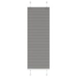 vidaXL plisovaná roleta antracit 45x150 cm Šírka látky 44,4 cm