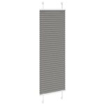 vidaXL plisovaná roleta antracit 45x150 cm Šírka látky 44,4 cm – Obrázok 3