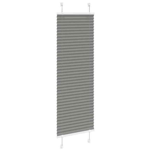 vidaXL plisovaná roleta antracit 45x150 cm Šírka látky 44,4 cm – Obrázok 3