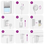 vidaXL plisovaná roleta antracit 45x150 cm Šírka látky 44,4 cm – Obrázok 5