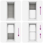 vidaXL plisovaná roleta antracitová 55x150 cm Šírka látky 54,4 cm – Obrázok 7