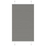 vidaXL plisovaná roleta antracitová 80x150 cm Šírka látky 79,4 cm