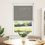 vidaXL plisovaná roleta antracitová 80x150 cm Šírka látky 79,4 cm – Obrázok 2