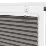 vidaXL plisovaná roleta antracitová 80x150 cm Šírka látky 79,4 cm – Obrázok 9
