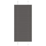 vidaXL plisovaná roleta čierna 65x100 cm Šírka látky 64,4 cm