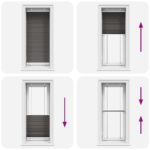 vidaXL plisovaná roleta čierna 65x100 cm Šírka látky 64,4 cm – Obrázok 7