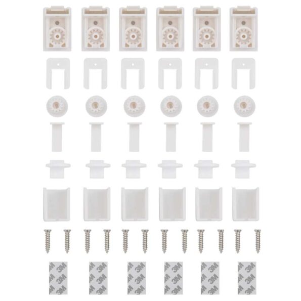 vidaXL plisovaná roleta čierna 105x100 cm Šírka látky 104,4 cm – Obrázok 12