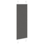 vidaXL plisovaná roleta čierna 40x150 cm Šírka látky 39,4 cm – Obrázok 3