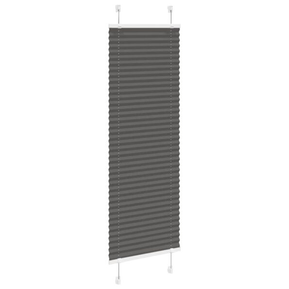 vidaXL plisovaná roleta čierna 40x150 cm Šírka látky 39,4 cm – Obrázok 3