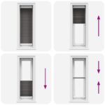 vidaXL plisovaná roleta čierna 40x150 cm Šírka látky 39,4 cm – Obrázok 7