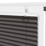 vidaXL plisovaná roleta čierna 105x150 cm Šírka látky 104,4 cm – Obrázok 9