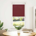 vidaXL plisovaná roleta Bordeaux červená 60x150 cm Šírka látky 59,4 cm – Obrázok 2