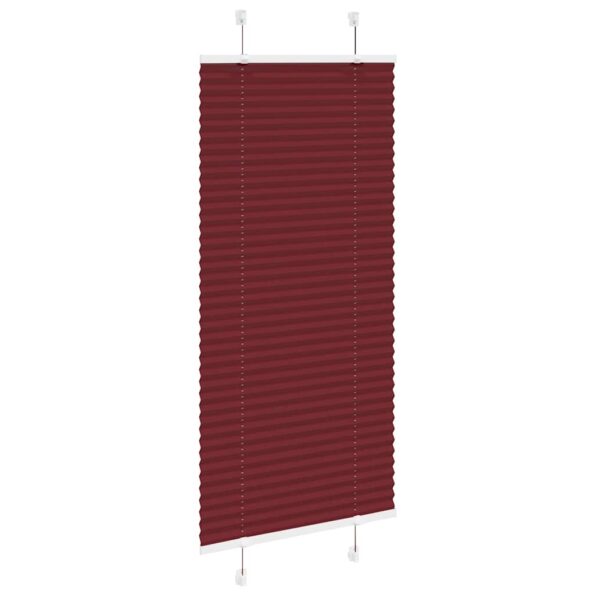 vidaXL plisovaná roleta Bordeaux červená 60x150 cm Šírka látky 59,4 cm – Obrázok 3