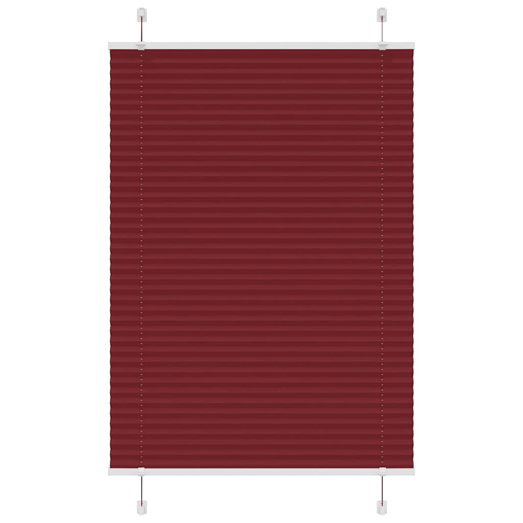 VXL8721158355430_a_en_hd_1.jpg vidaXL plisovaná roleta Bordeaux červená 85x150 cm Šírka látky 84,4 cm – Obrázok 1