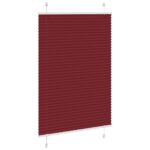 vidaXL plisovaná roleta Bordeaux červená 85x150 cm Šírka látky 84,4 cm – Obrázok 3