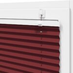 vidaXL plisovaná roleta Bordeaux červená 85x150 cm Šírka látky 84,4 cm – Obrázok 10