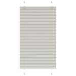 vidaXL plisovaná roleta svetlosivá 70x100 cm šírka látky 69,4 cm