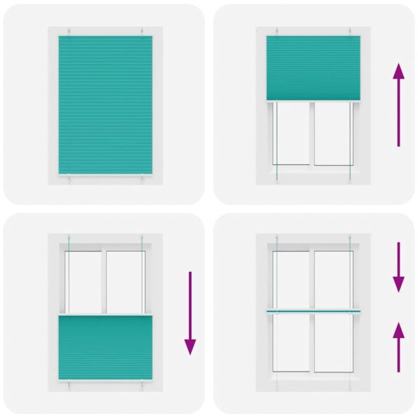 VXL8721158356994_g_en_hd_4.jpg vidaXL plisovaná roleta benzínová zelená 100x150 cm šírka látky – Obrázok 5