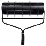 vidaXL Záhradný valec s prevzdušňovačom čierny 63 l železo – Obrázok 2