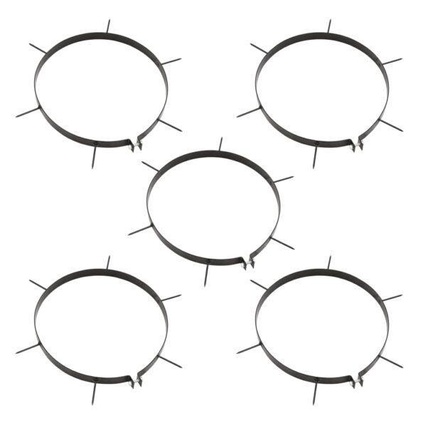 vidaXL Záhradný valec s prevzdušňovačom čierny 63 l železo – Obrázok 4