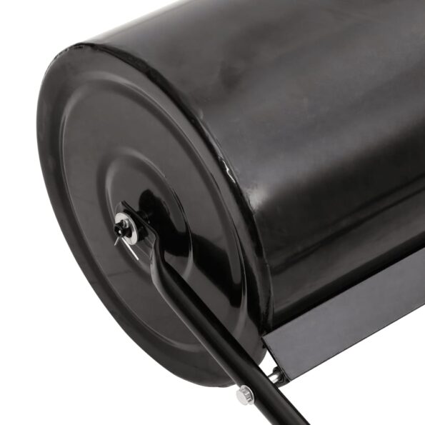 vidaXL Záhradný valec s prevzdušňovačom čierny 63 l železo – Obrázok 5