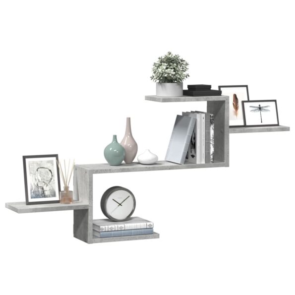 VXL8721158360687_g_en_hd_1.jpg vidaXL Nástenná polica betónovosivá 104x15x49 cm kompozitné drevo – Obrázok 3