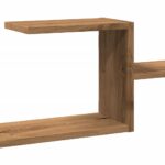 vidaXL Nástenná polica dub artisan 104x15x49 cm kompozitné drevo – Obrázok 8