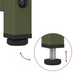 vidaXL TV skrinka Olivovo zelená Oceľ valcovaná za studena – Obrázok 9